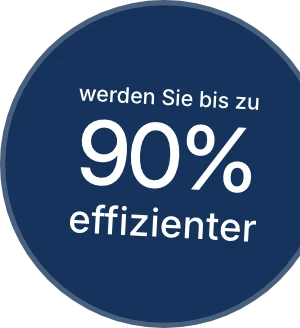 Become up to 90% more efficient